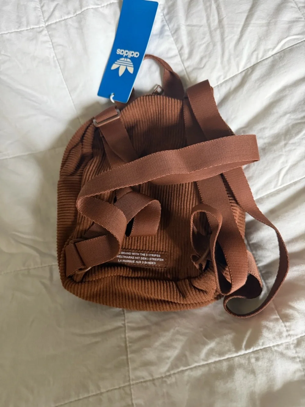 Adidas corduroy Mini Backpack - Picture 2 of 3